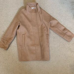 J. Crew City Coat in Heather Acorn